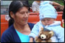 Photo thumbnail: CAPT Shepherd and his fellow officers distributed stuff animals in a rural community near Trujillo, Peru.