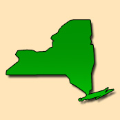 Image: New York state map