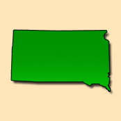Image: South Dakota state map