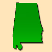 Image: Alabama state map