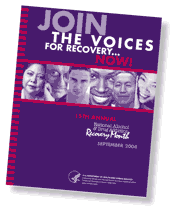 Cover of Join the Voices for Recovery..NOW! Click here to visit www.recoverymonth.gov/2004/kit/.