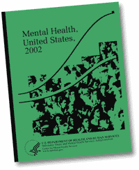 cover of Mental Health, United States, 2002 - click to view report