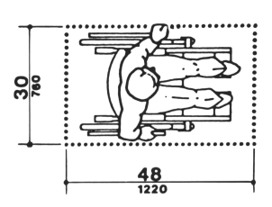 Figure 4(a) - Clear Floor Space