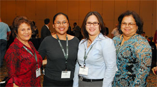 Conference participants from Guam, a U.S. territory, attended the conference reception