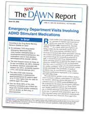 Emergency Department Visits Involving ADHD Stimulant Medications - click to view report