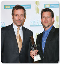 photo of actors Hugh Laurie and James Denton