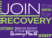 National Alcohol & Drug Addiction Recovery Month - click to view