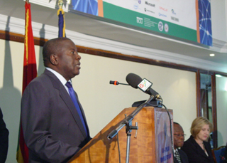 His Excellency Alhaji Aliu Mahama, Vice President of Ghana, addressed participants at the opening of USTDA's West Africa ICT Roadmap to Opportunities conference.