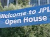 JPL Open House welcome banner