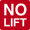 No lift decal