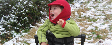 Photo: Child with cerebral palsy