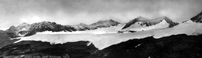 1913 photo by W. C. Alden, Glacier National Park Archives