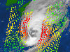 Typhoon Violet at Japan, Sept. 20, 1996