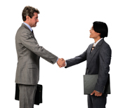 Photo of people shaking hands