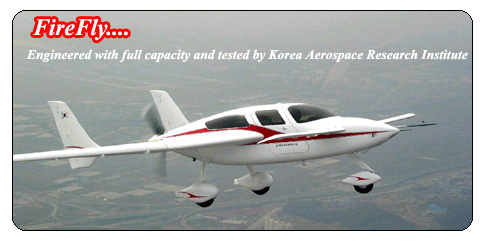 Firefly...Engineered with full capacity and tested by Korea Aerospace Research Institute