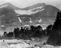 1930 photograph by George Ruhle (Glacier National Park Archives)