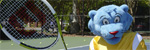 Click to enlarge a photo of USDA Power Panther waits for the first serve