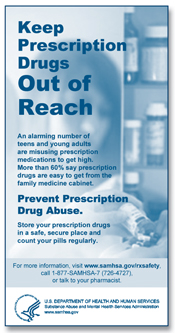 flyer - Keep Prescription Drugs Out of Reach