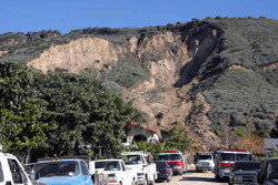 Landslide in La Conchita, CA