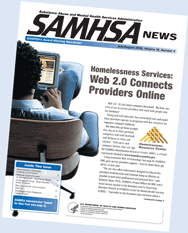 SAMHSA News - July/August 2008, Volume 16, Number 4