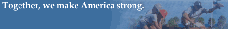 Together, we make America strong. Together, we make America great. Together, we are America. www.nationalservice.gov