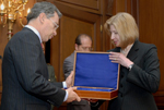 Colombian President Uribe Accepts USTDA Country of the Year Award