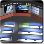 IMAGE: Blue Flight Control Room Interactive