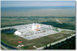 aerial view of the Miccosukee Indian Gaming Hall