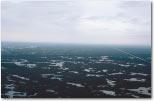 aerial view north of Levees 67A and 67C