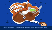 Imagine Mars homepage