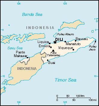 Timor-Leste map