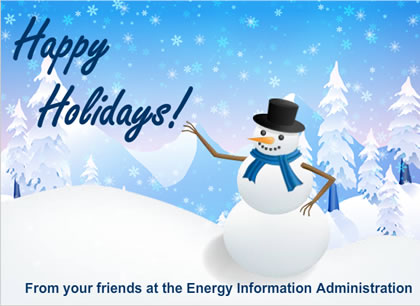 Happy Holidays From Your Friends at the Energy Information Administration