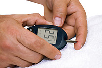 blood-glucose meter
