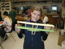 Erin's playing with a Model plane at Ornoco Middle school