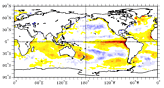 Plot of SST monthly anomalies