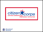 Citizen Corps PowerPoint Title Slide