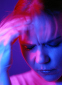 HealthDay news image for article titled: Migraine Sufferers Face Greater Blood Clot Risk