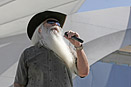William Lee Golden, a member of the Oak Ridge Boys, sings during a concert after the 2008 National America Supports You Freedom Walk in Washington, D.C., Sept. 7, 2008. The event honors those who died during the Sept. 11, 2008, terrorists attacks. Defense Dept. photo by Linda Hosek