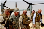 PETRAEUS VISITS TROOPS - Click for high resolution Photo