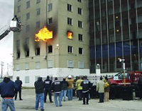 Image from fire test.