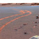 Mars Exploration Rover Opportunity tracks