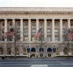 Main entrance Commerce Building, 14th &  Constitution Avenue