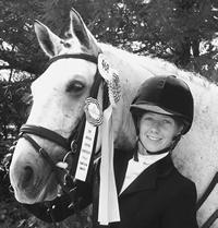 Amanda Cross and Atlantis at the American Eventing National Championships in Raeford, North Carolina.