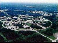 Aerial view of Argonne's Illinois site.