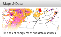 Maps and Data: Find select energy maps and data resources