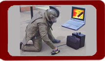 Image of bomb detection exercise