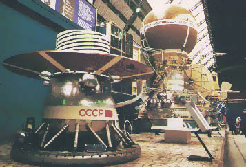 Photo of Verera satellites in a museum