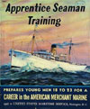 Apprentice Seaman Training antique poster.