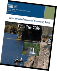 A thumbnail  graphic of the report.  States Forest Service Performance and Accountability Report - Fiscal Year 2004