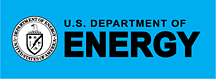 Graphic: B&W DOE Logo, shown on colored background